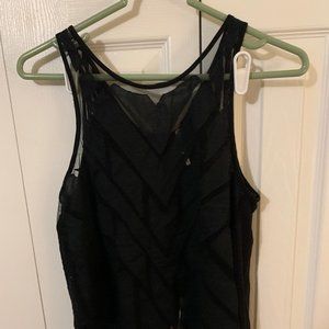 Free People Blank Patterned Scoop Neck Tank Top